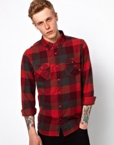 Camisa cuadros Asos hombre