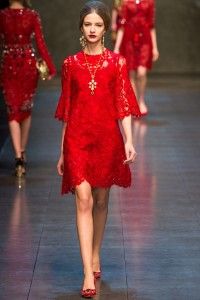 vestido lencero dolce y gabbana