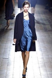 vestido lencero lanvin